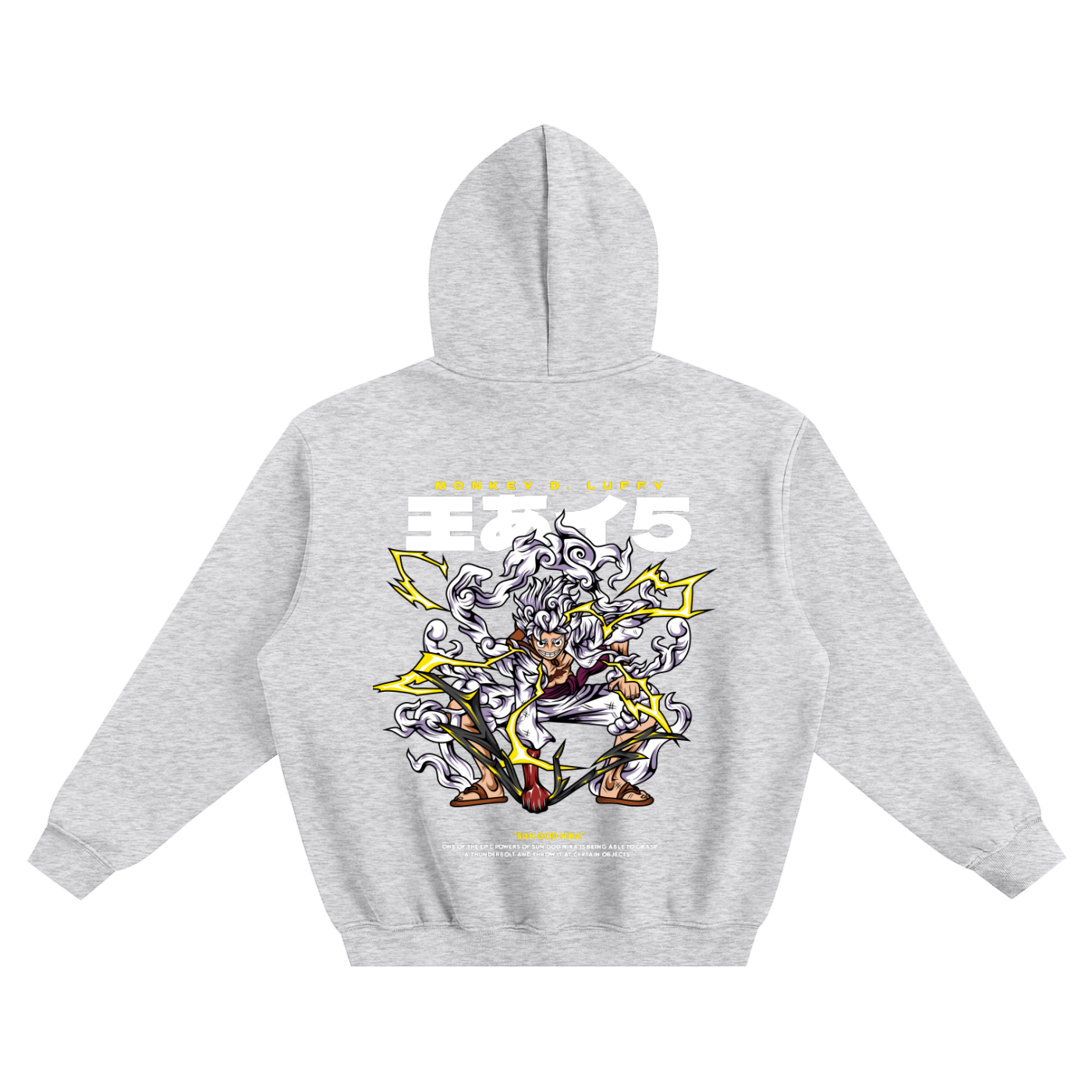Straw Hat Legend: Monkey D. Luffy Fleece Boxy Hoodie