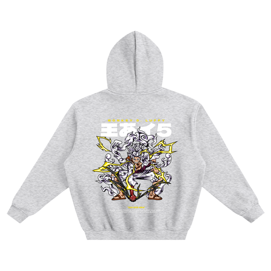 Straw Hat Legend: Monkey D. Luffy Fleece Boxy Hoodie